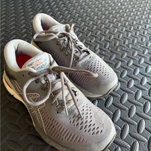 ASICS Women's Athletic Shoes in Gray and White